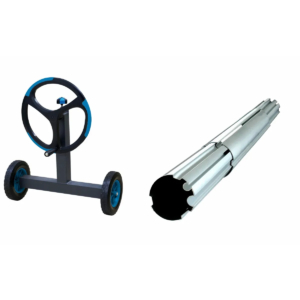 Meetinstrument en zwembadliner voor precisie en onderhoud.