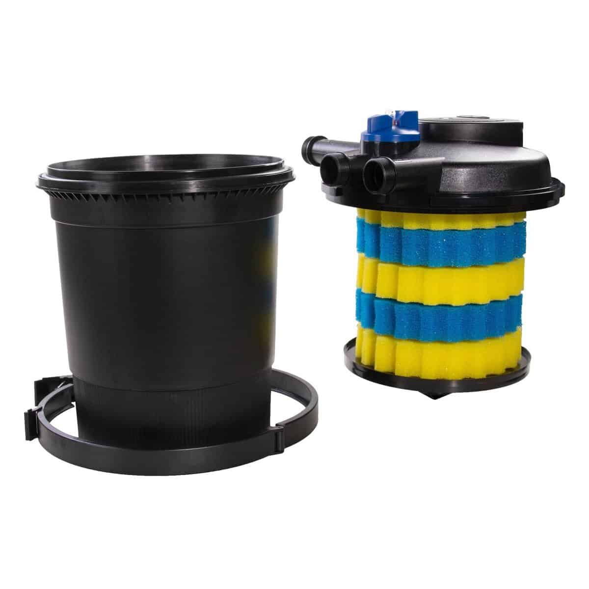 Zwembadfilter met vervangbare filterpatronen voor helder water.