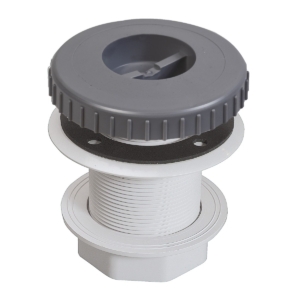 Zwembadfilter met draaiknop voor waterfiltering en onderhoud.