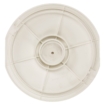 Zwembadfilterdop voor zwembadaccessoires, wit, rond, kunststof.