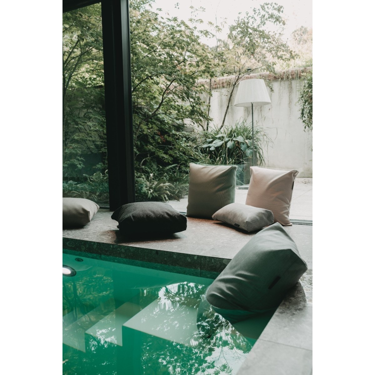 Badesofa badkussen - Lichtblauw - M