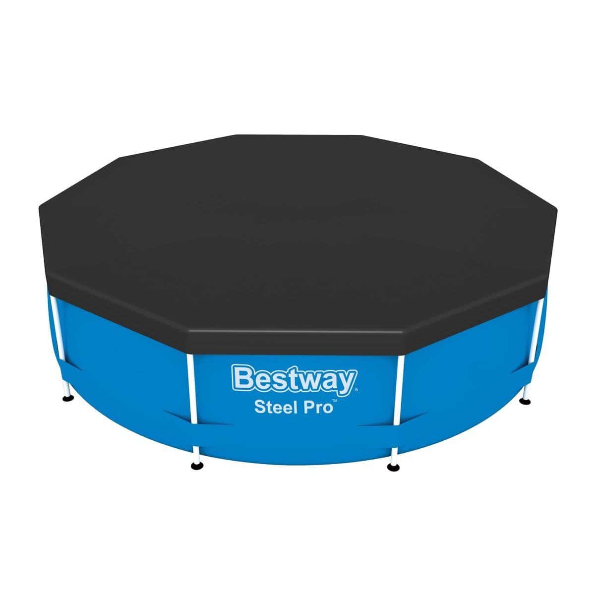 Opvouwbaar zwembad Bestway Steel Pro voor zomers plezier en verkoeling.