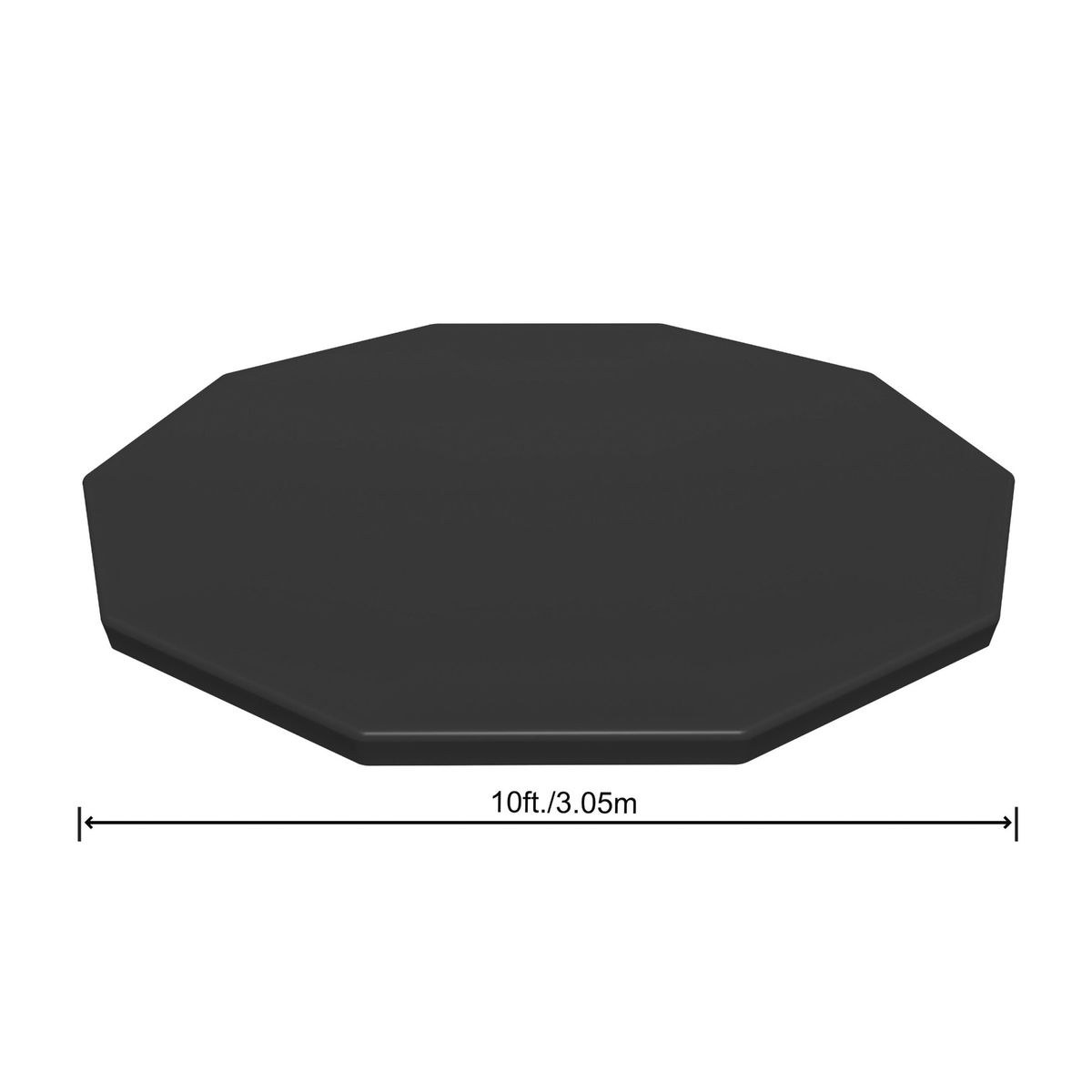 Zwembadafdekking in octagonale vorm, geschikt voor 10ft/3.05m zwembaden.
