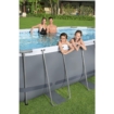 Bestway Power Steel ovaal zwembad - 427 x 250 x 100 cm - met filterpomp en accessoires