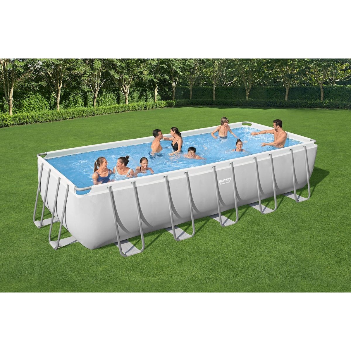 Bestway Power Steel zwembad - 640 x 274 x 132 cm - met zandfilterpomp en accessoires
