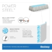 Bestway Power Steel zwembad - 640 x 274 x 132 cm - met zandfilterpomp en accessoires