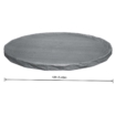 Groot zwembadzeil van 5,49 meter diameter, waterdicht en UV-bestendig.