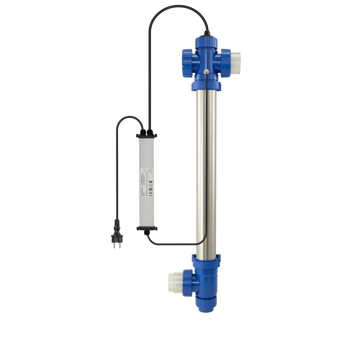 Zwembadfilter met UV-sterilisator voor schoon en veilig zwemwater.