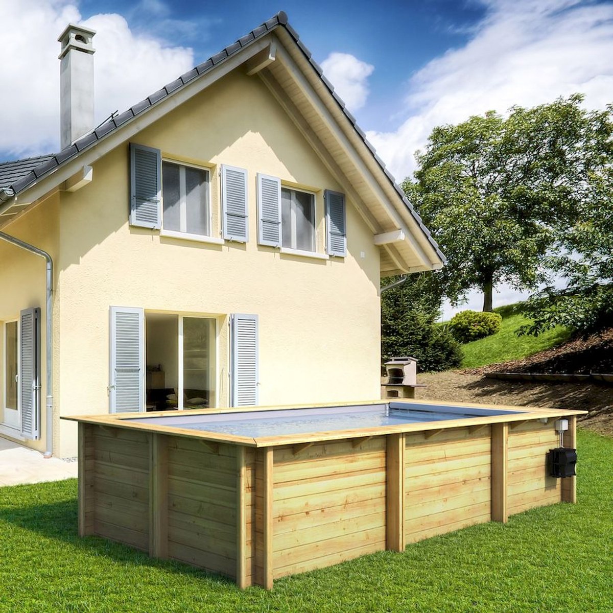 BWT Compact stadszwembad - 6.00 x 2.50 x 1.33 m - met filterpomp
