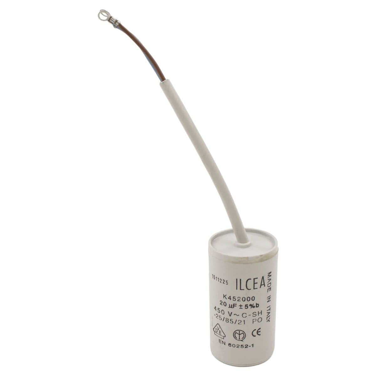 Condensator 20 μF - 228 x 41 mm (o.a. Mega Pool SC75 / Saci Optima)