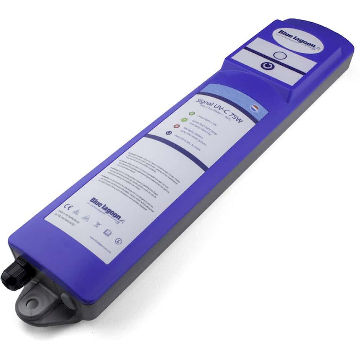 Blue Lagoon UV-C sensor voor zwembadwaterbehandeling.