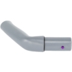 Accessoire voor zwembad, buis met knop, grijs.