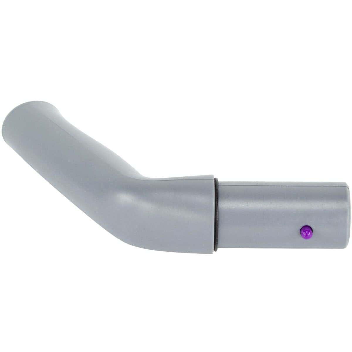 Accessoire voor zwembad, buis met knop, grijs.