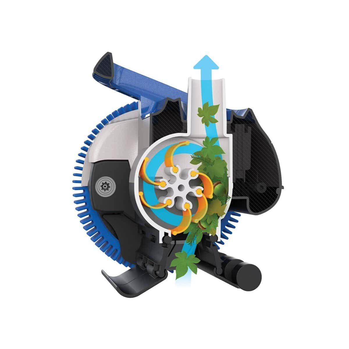 Pompsysteem voor zwembadwatercirculatie met filters en leidingen.
