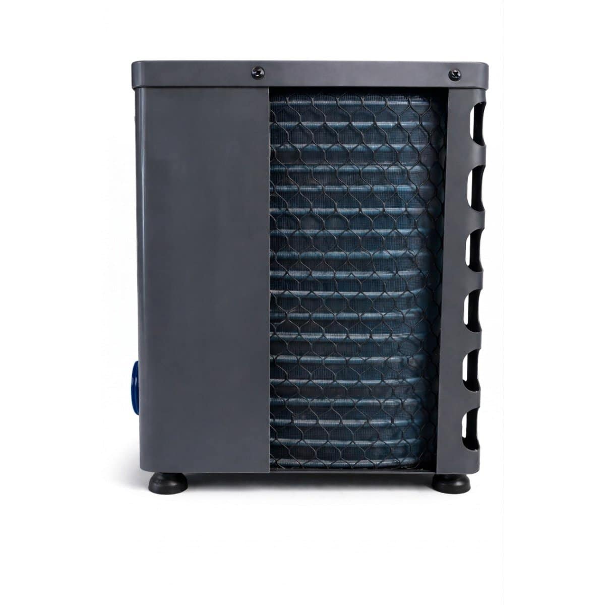 Compacte zwembadwarmtepomp voor energiebesparing en comfort.
