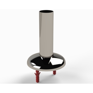 Zwembad filterpijp met basis voor schoon water en filtratie.