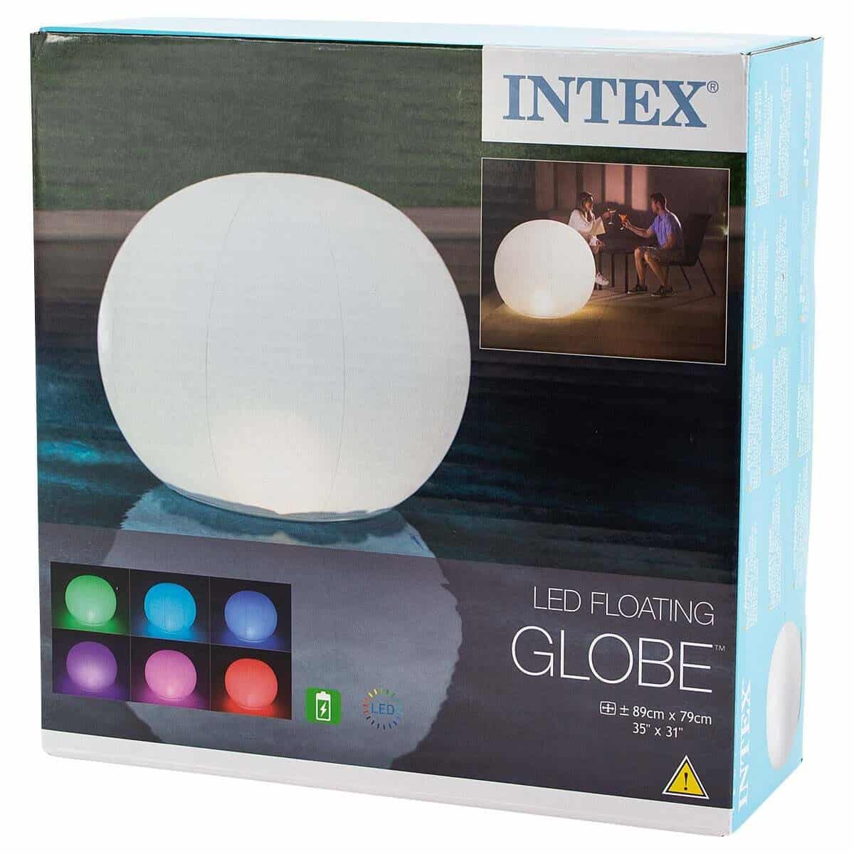 LED zwevende bol voor buiten en binnen, sfeervolle verlichting voor tuin en terras.