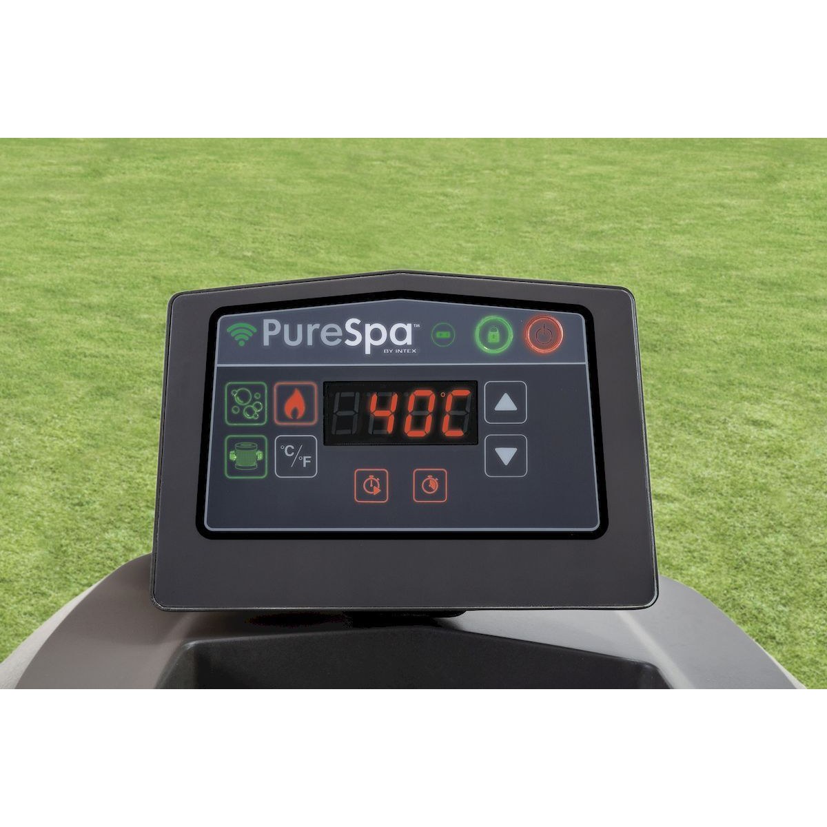 Intex Pure Spa Greywood Deluxe opblaasbare spa - 4 persoons
