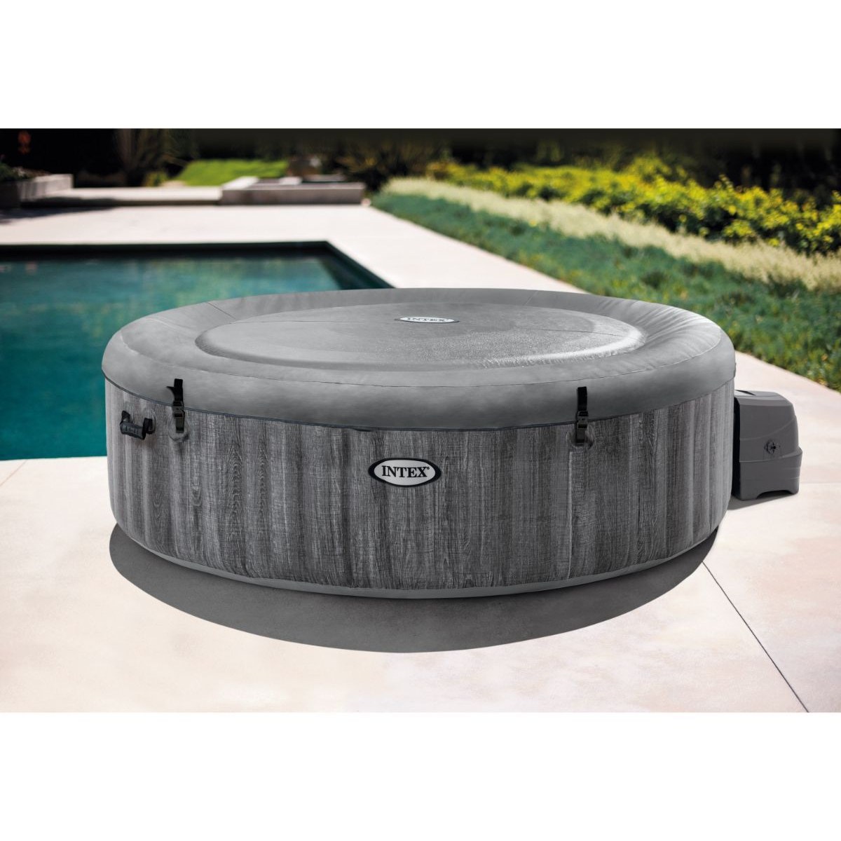 Intex Pure Spa Greywood Deluxe opblaasbare spa - 4 persoons