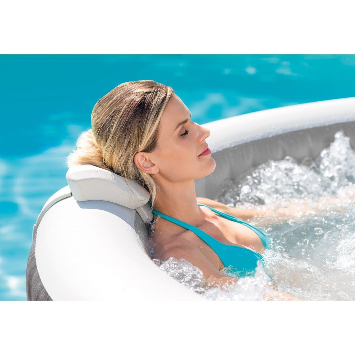 Intex Pure Spa Greywood Deluxe opblaasbare spa - 4 persoons