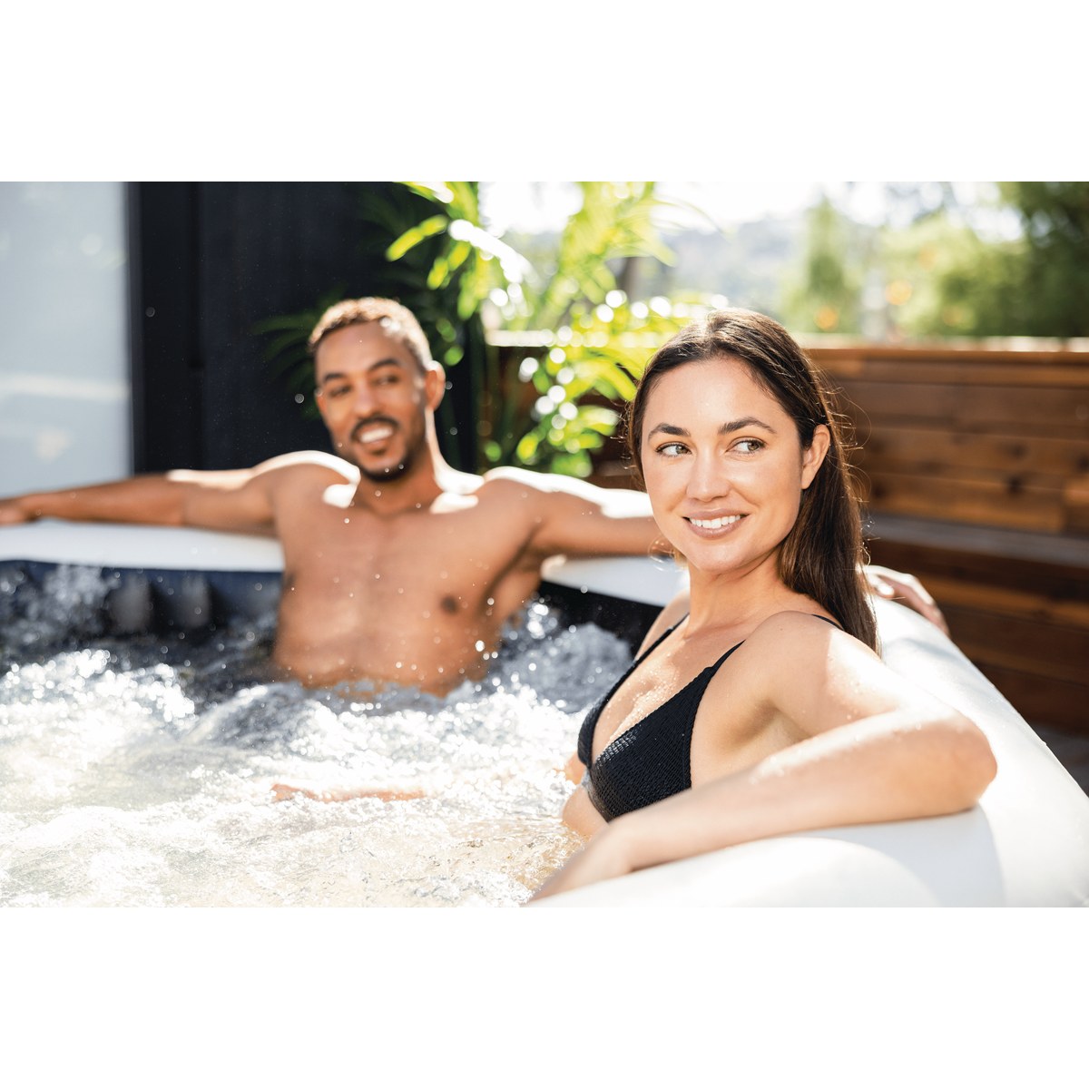 Intex Pure Spa Jet & Bubble Deluxe opblaasbare spa - 6 persoons