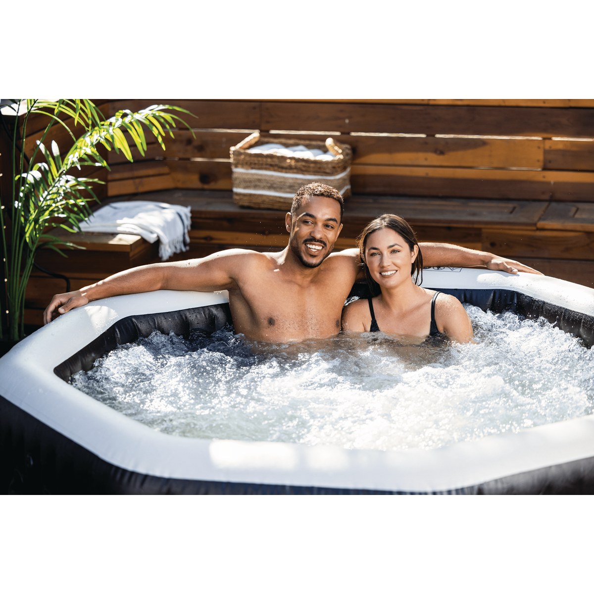 Intex Pure Spa Jet & Bubble Deluxe opblaasbare spa - 6 persoons
