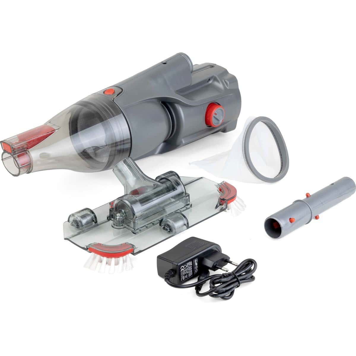 Complete zwembad stofzuiger set met filter en accessoires voor schoonmaak.
