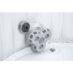 Zwembad filter en pompsysteem voor schoon water en onderhoud.