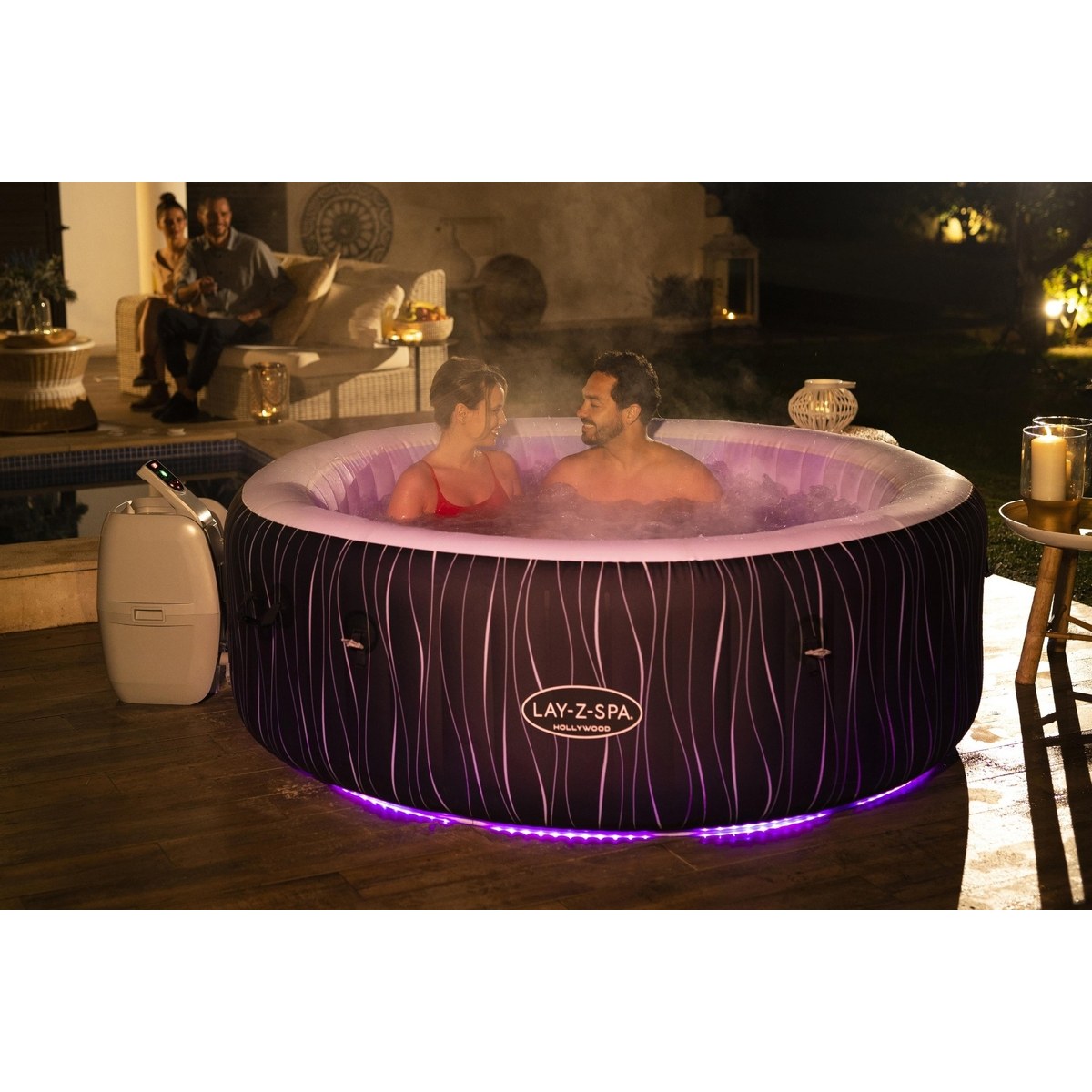 Lay-Z Spa Hollywood Airjet opblaasbare spa - 6 persoons