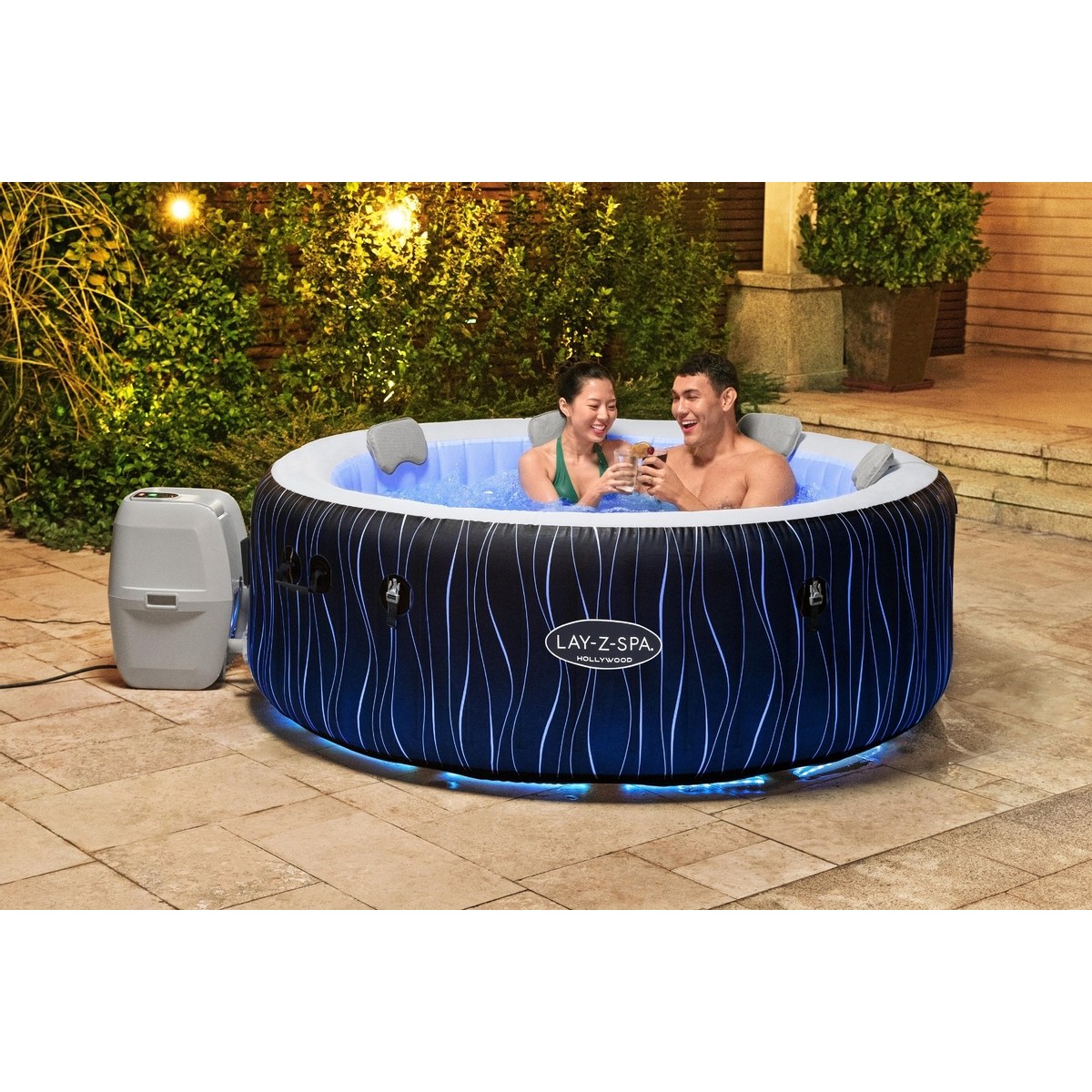 Lay-Z Spa Hollywood Airjet opblaasbare spa - 6 persoons