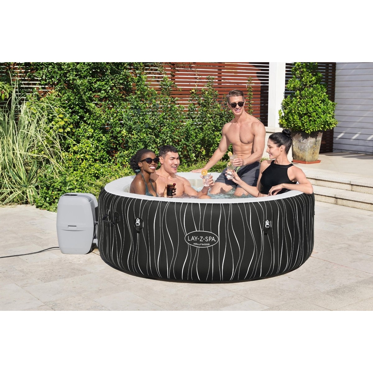 Lay-Z Spa Hollywood Airjet opblaasbare spa - 6 persoons