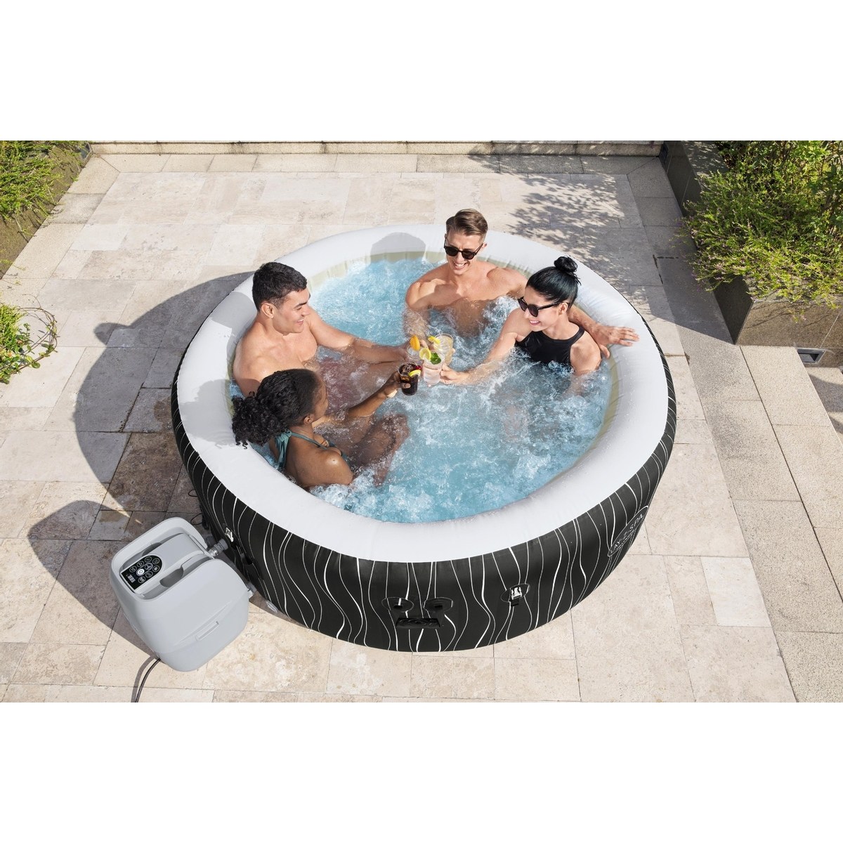 Lay-Z Spa Hollywood Airjet opblaasbare spa - 6 persoons