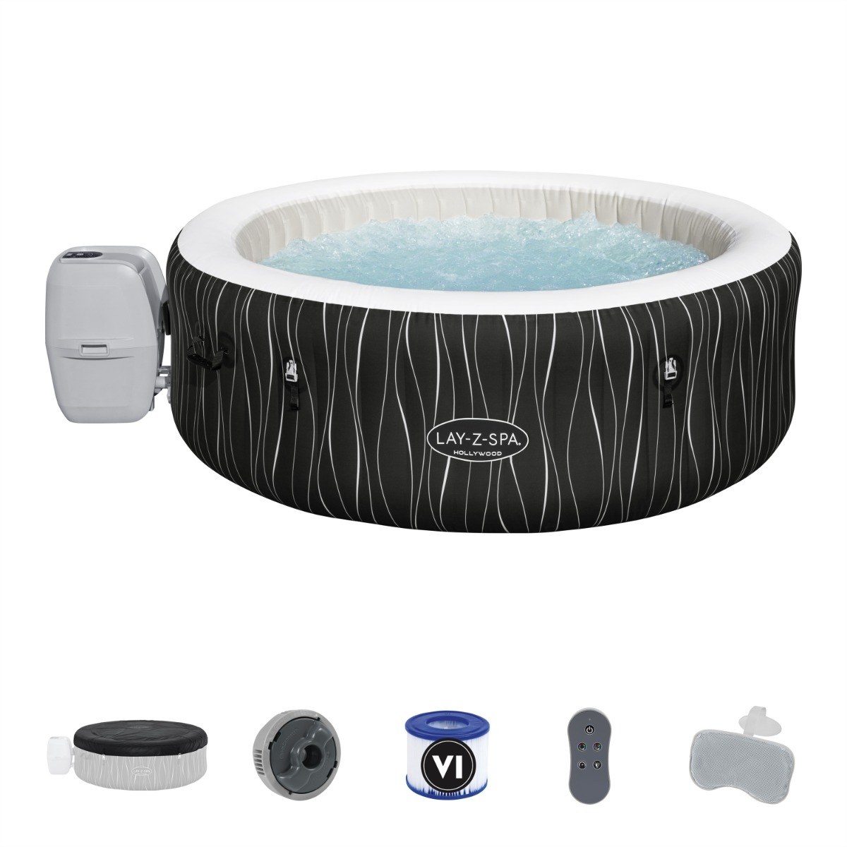 Lay-Z Spa Hollywood Airjet opblaasbare spa - 6 persoons