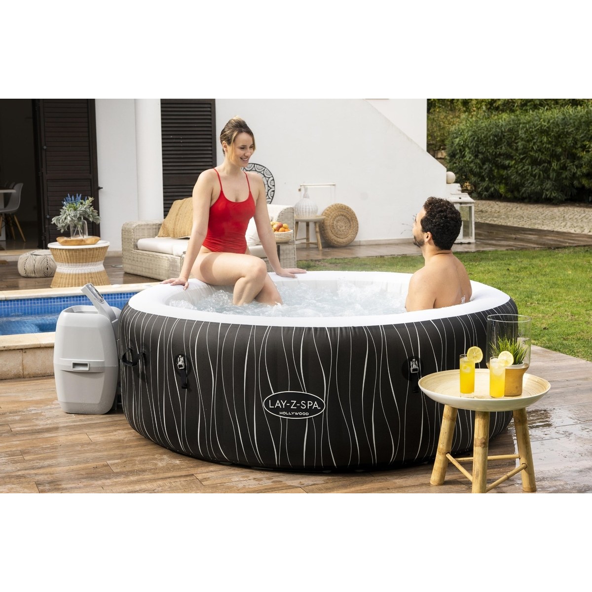 Lay-Z Spa Hollywood Airjet opblaasbare spa - 6 persoons