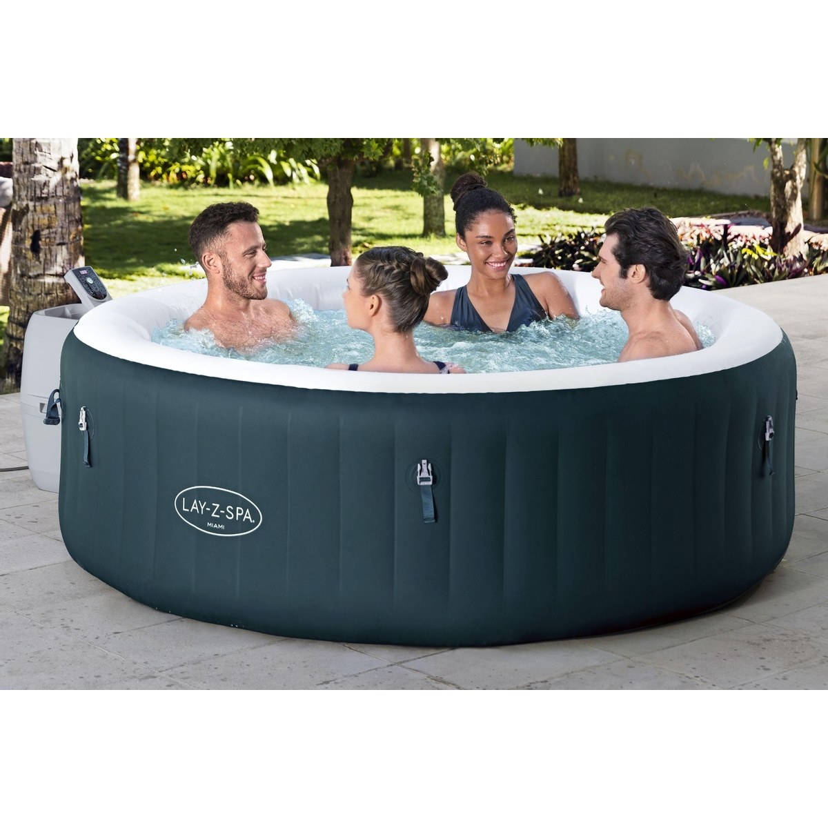 Lay-Z Spa Miami EnergySense Airjet opblaasbare spa - 6 persoons