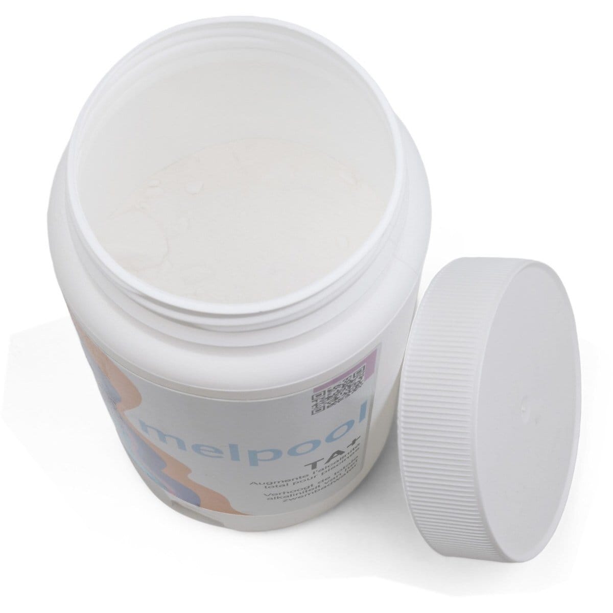 Zwemmerpool chloor tabletten voor hygiëne en waterbalans.