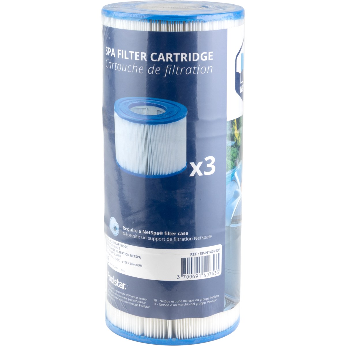 NetSpa spafilter - 3 stuks