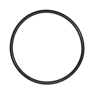 Zwarte rubberen O-ring voor zwembadaccessoires en reparaties.