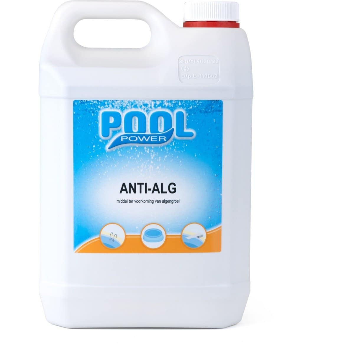 Zwembadreiniger Pool Power Anti-Algen voor schoon en helder water.