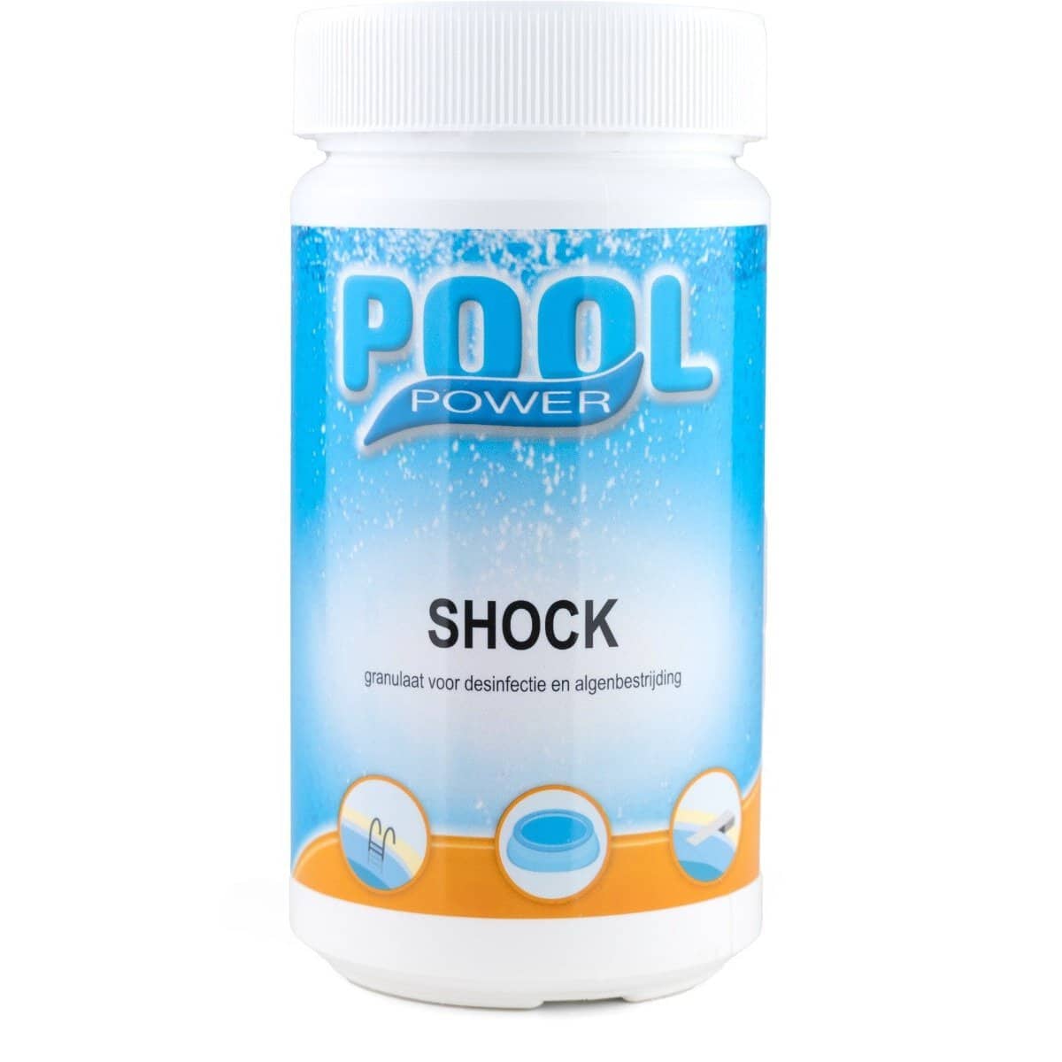 Pool Power Shock - Desinfectie en algenbestrijding voor zwembaden.