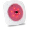 LED-verlichtingslamp voor zwembaden met rood en geel licht.
