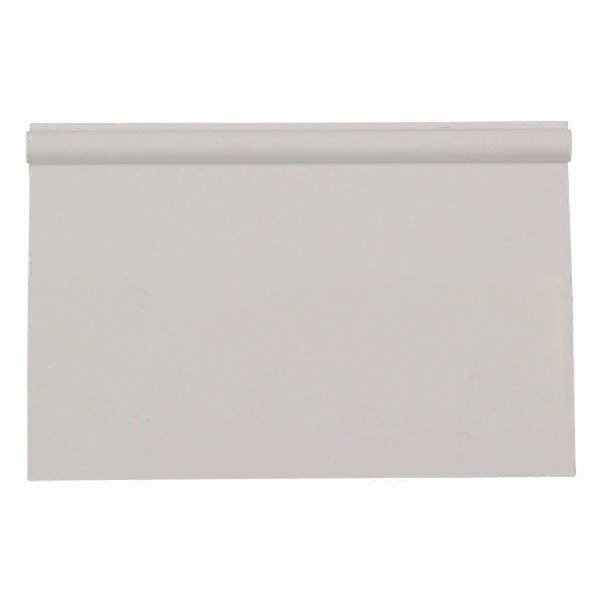 Eenvoudige witte zwembadrolluik voor zwembadaccessoires en bescherming.