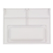 Wit zwembadfilter met filterelement voor schoon water.