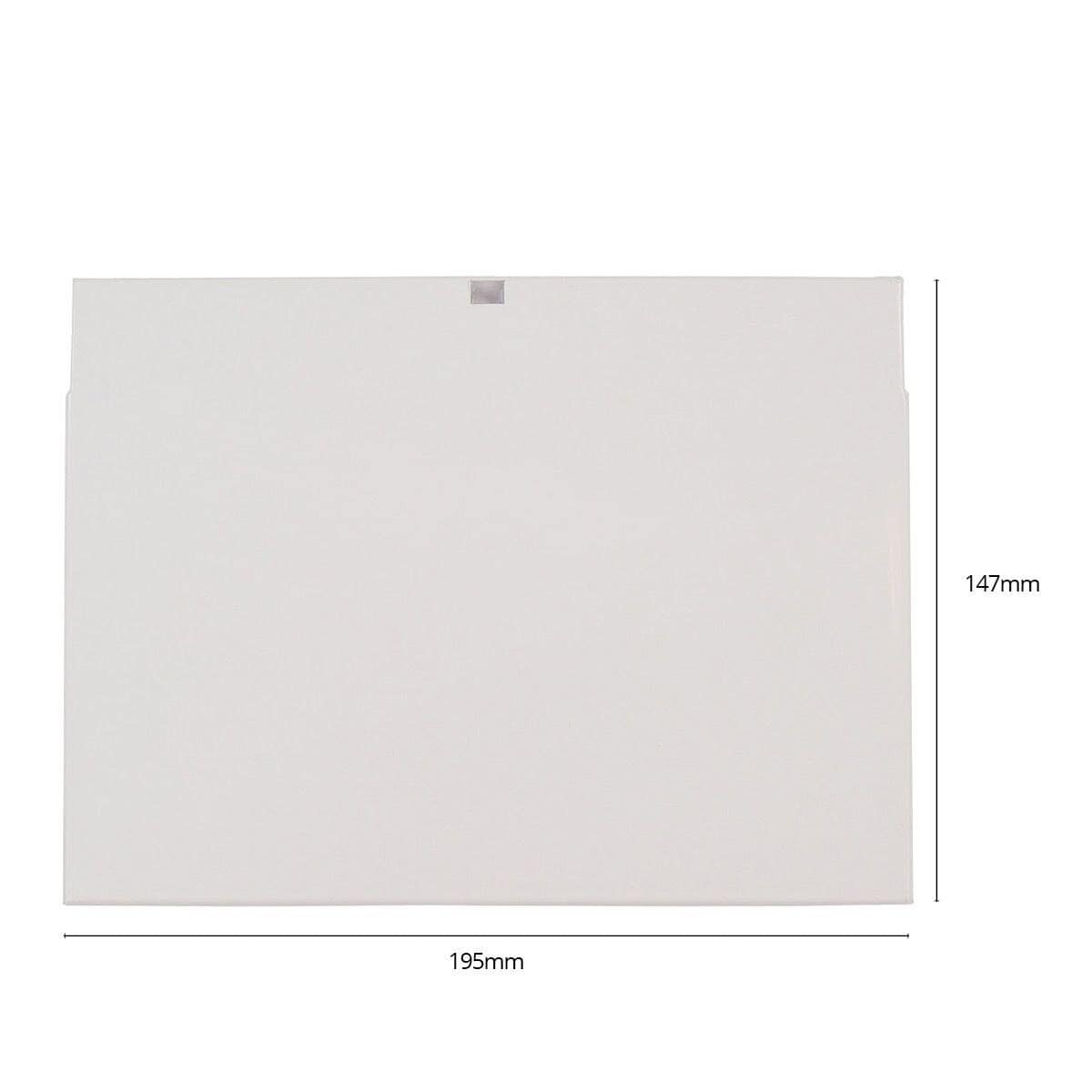 Wit zwembadonderdeel met afmetingen 195x147mm voor zwembadaccessoires.
