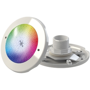 LED-zwembadverlichting met kleurenscherm voor sfeervol zwembadlicht.