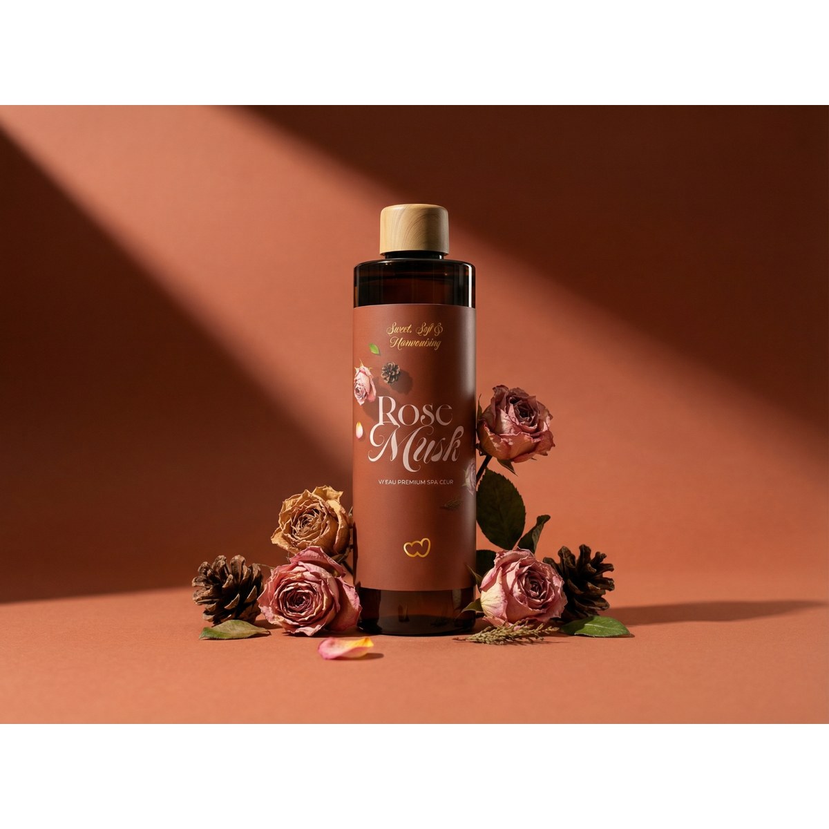 W'eau Premium Spa geur - rozenmusk - 250 ml