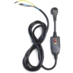 Elektrische kabel met stekker voor zwembadapparatuur en pompen.