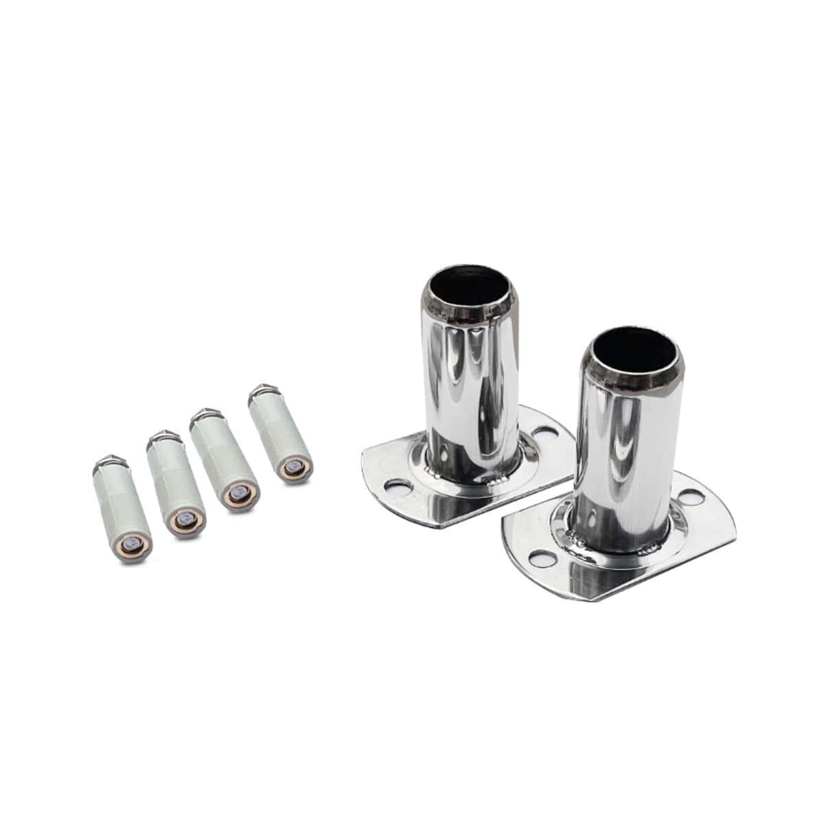 W'eau RVS Verankeringsset zwembadtrap - AISI 304