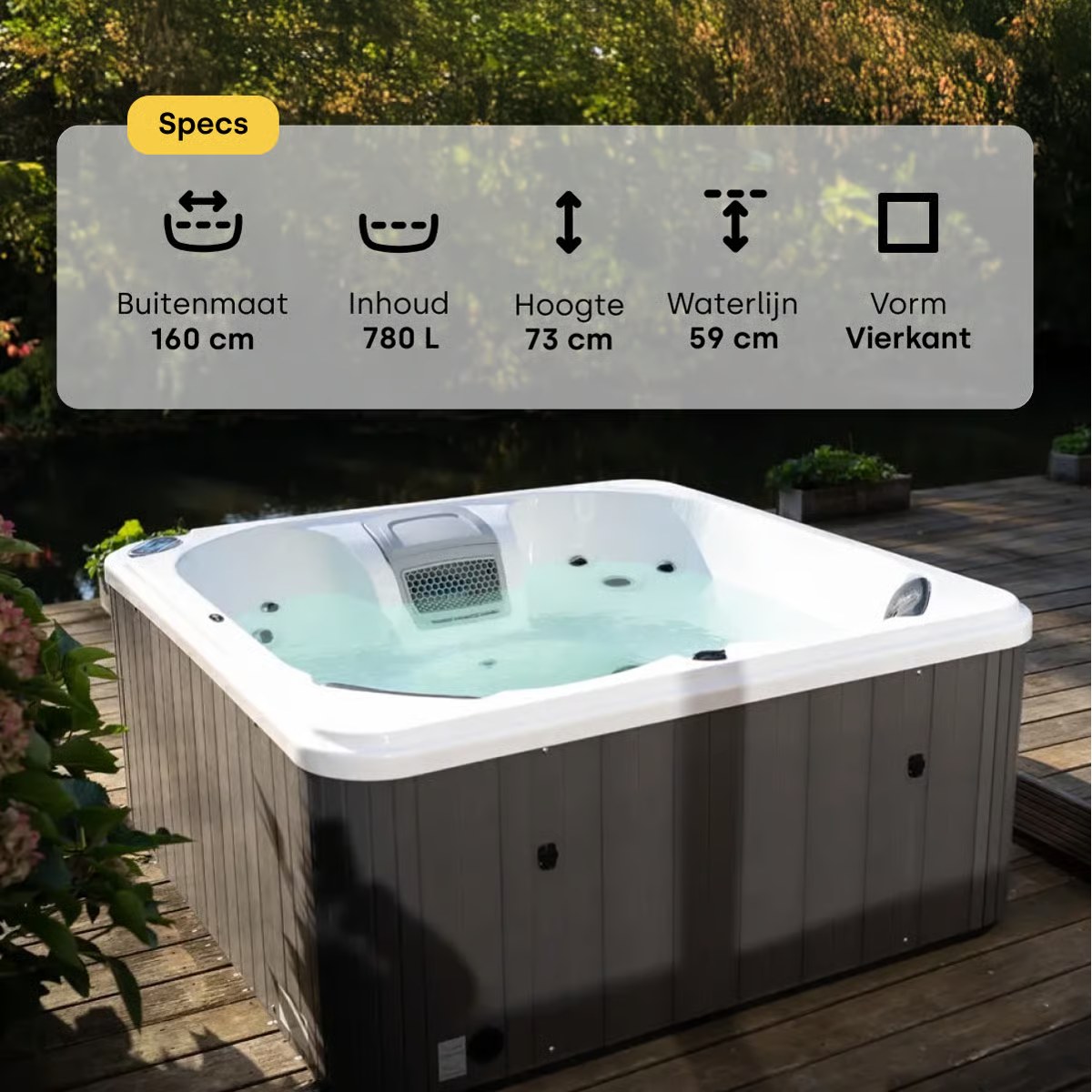 W'eau Skye spa - 4 persoons