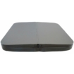 W'eau spacover 160 x 160 cm - Grijs - Radius 18 cm